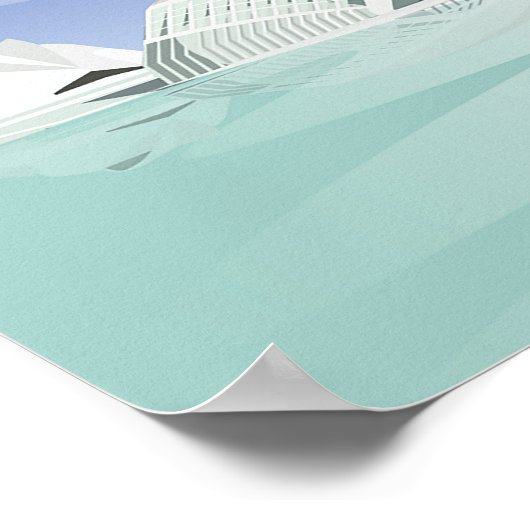 バレンシア旅行のポスタースペイン ポスター (角)