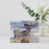 バレンシア漁師 – ホアキン・ソロラ ポストカード (スタンド正面)