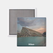 バレンシア"シウダドデラスアルテスy las ciencias" マグネット (正面/裏面)