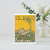 バレンシア – ジャルダン・デ・エスパーナ – スペイン ポストカード (スタンド正面)