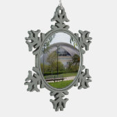 バレンシア、スペイン スノーフレークピューターオーナメント (左)