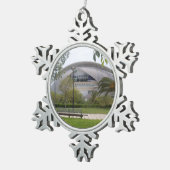 バレンシア、スペイン スノーフレークピューターオーナメント (右)