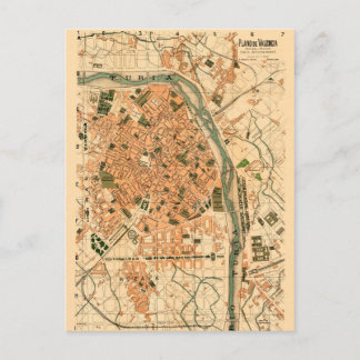 バレンシア スペイン 1904 ポストカード