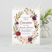 バレンシア マルサラ プリンセス 15歳誕生日 スペイン語 招待状 (スタンド正面)