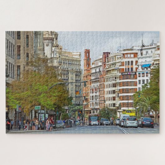 バレンシア。1番. ジグソーパズル (横)