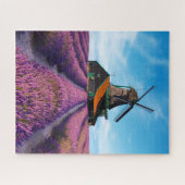 バレンソールラベンダーフィールズプロヴァンスフランス ジグソーパズル (横)