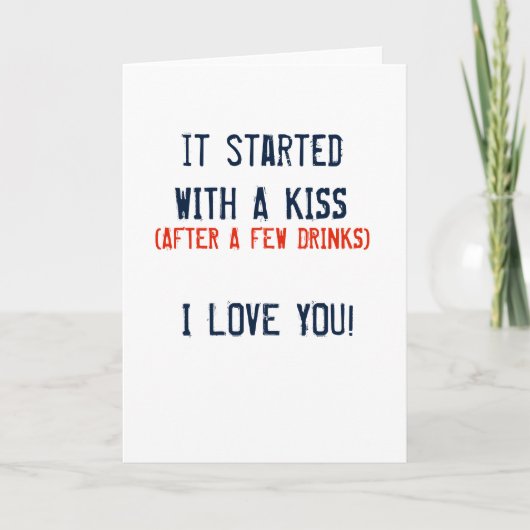 バレンタおもしろいインはキスから始まった シーズンカード (正面)