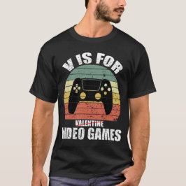 バレンタおもしろいインデー引用文vはビデオゲーム用 tシャツ