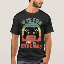 バレンタおもしろいインデー引用文vはビデオゲーム用 tシャツ