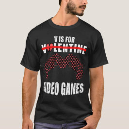 バレンタおもしろいインデー引用文vはビデオゲーム用 tシャツ