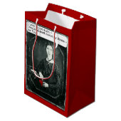 バレンタおもしろいイン・デーの詩人、エミリー・ディキンソン・ユーモア ミディアムペーパーバッグ (裏面アングル)