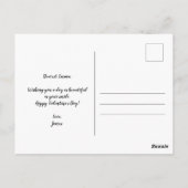 バレンタおもしろいンの日 ポストカード (裏面)