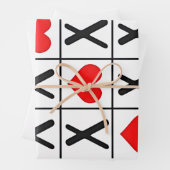 バレンタおもしろいンハートクールマッチング恋人 ラッピングペーパーシート (インサイチュ)