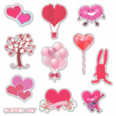 バレンタお洒落ンの日 シール (正面)