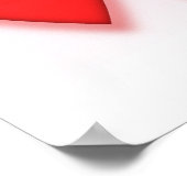 バレンタぶら下がったンハート ポスター (角)