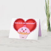 バレンタイおもしろいンの挨拶状 シーズンカード (裏面)