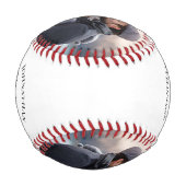 バレンタイおもしろいンボーイフレンド野球引用文 野球ボール (裏面)