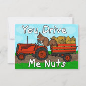 バレンタイおもしろいンリスのパンプンキッズクラスルーム 招待状 (正面)