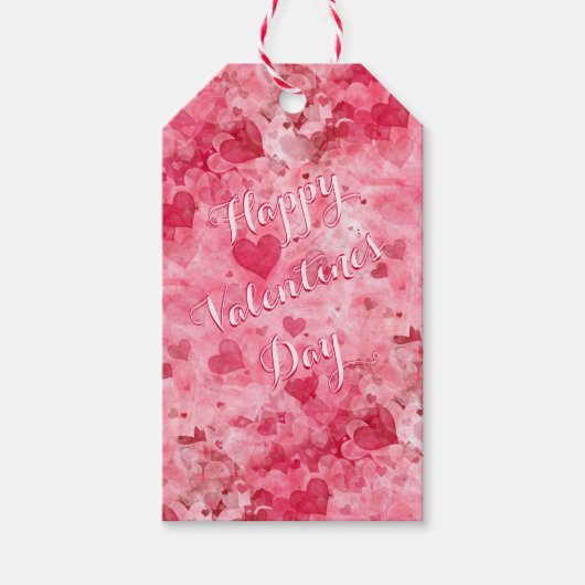 バレンタイエレガントンギフトラベル ギフトタグ (正面)