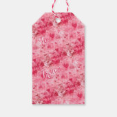 バレンタイエレガントンギフトラベル ギフトタグ (裏面)