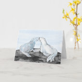 バレンタイキスをするンデイカードを封印 カード (黄色い花)