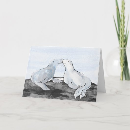 バレンタイキスをするンデイカードを封印 カード (正面)