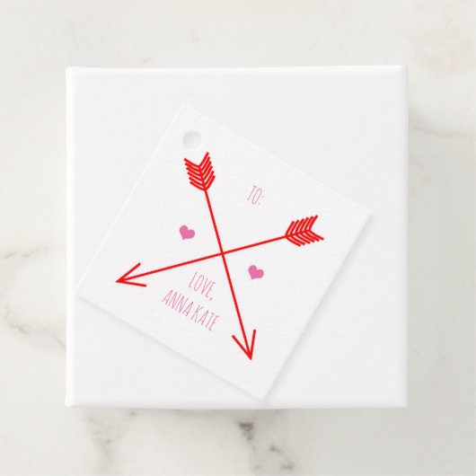 バレンタイパーソナライズされたンギフトラベル フェイバータグ (インサイチュ)