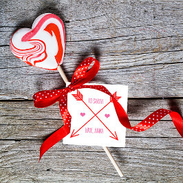 バレンタイパーソナライズされたンギフトラベル フェイバータグ