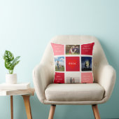 バレンタイパーソナライズされたンフォトグリッド クッション (椅子)