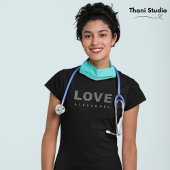 バレンタイモダンンブラックシンプルタイポグラフィ Tシャツ