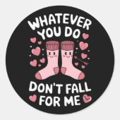 バレンタインあなたが私のために秋しないRN PCT ラウンドシール (正面)