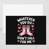 バレンタインあなたが私のために秋しないRN PCT 招待状 (正面/裏面)