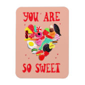 バレンタインあなたはとても甘いキャンディハート マグネット (縦)