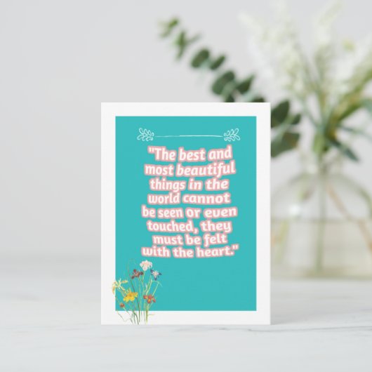 バレンタインおもしろいはがき ポストカード (スタンド正面)