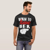 バレンタインおもしろい文#2の男Tシャツ。 Tシャツ (正面フル)