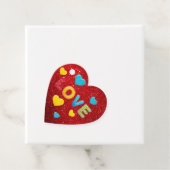 バレンタインおもしろい3Dミックスとマッチ フェイバータグ (インサイチュ)