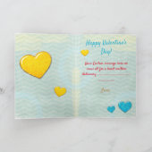 バレンタインおもしろい3DミックスとマッチGREETING サンキューカード (内部)