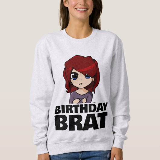 バレンタインおバカ女子Tシャツ スウェットシャツ (正面)