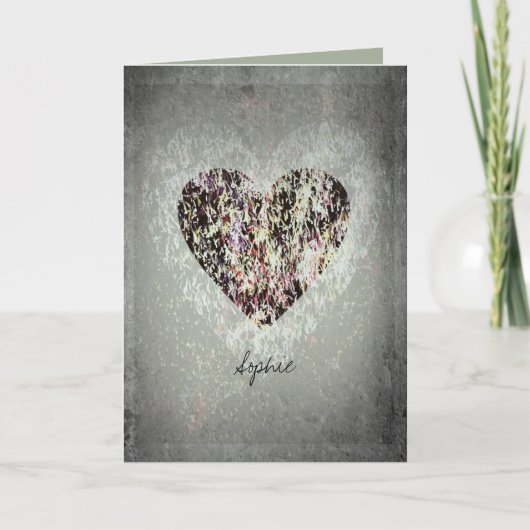 バレンタインお祝い シーズンカード (正面)