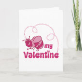 バレンタインかわいいのまわりに漫画 カード (正面)