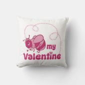 バレンタインかわいいのまわりに漫画 クッション (正面)