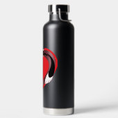 バレンタインかわいい動物の愛 ウォーターボトル (左面)