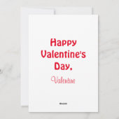 バレンタインがハートだ シーズンカード (裏面)