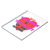 バレンタインがハートだ ノートブック (左側)