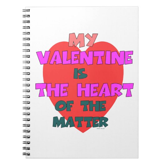 バレンタインがハートだ ノートブック (正面)