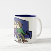 バレンタインが好き ツートーンマグカップ (正面右)