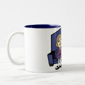 バレンタインが好き ツートーンマグカップ (左)