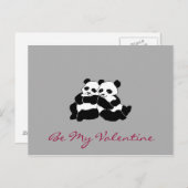 バレンタインくま シーズンポストカード (正面/裏面)