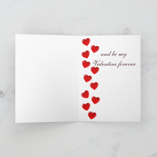 バレンタインさくらんぼマルティニカード シーズンカード (内部)