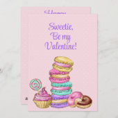 バレンタインだ！おいしいベーカリー商品 シーズンカード (正面/裏面)